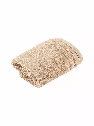 VOSSEN | Gant de toilette VIENNA STYLE SUPERSOFT 30x30cm Blackberry | beige